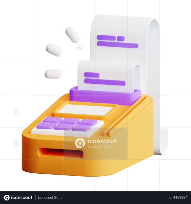 Nenhuma transação  3D Illustration