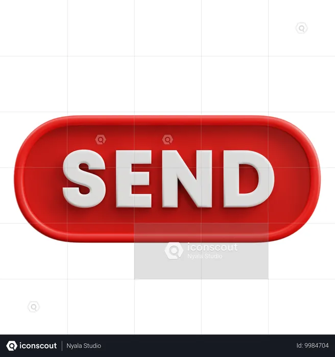 SEND  3D Icon