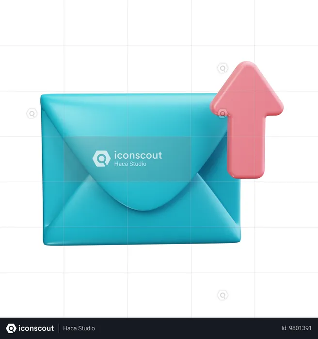 Send email  3D Icon