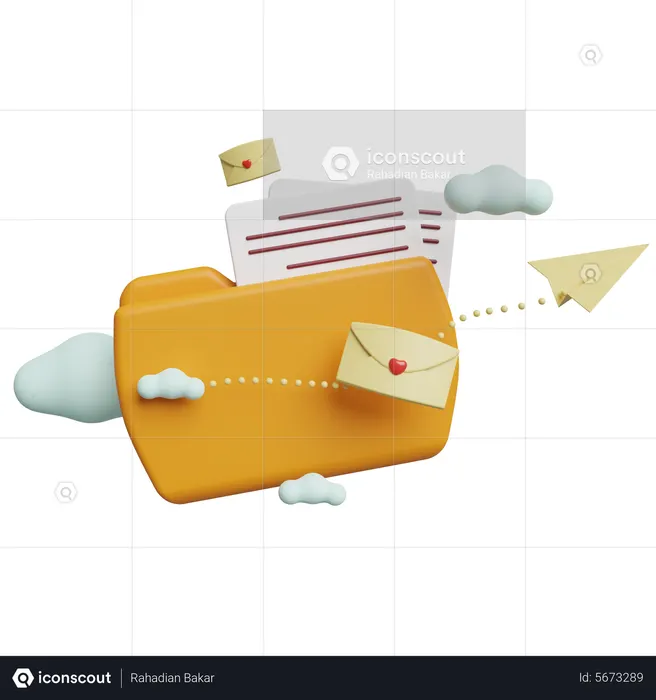 Send Email  3D Icon
