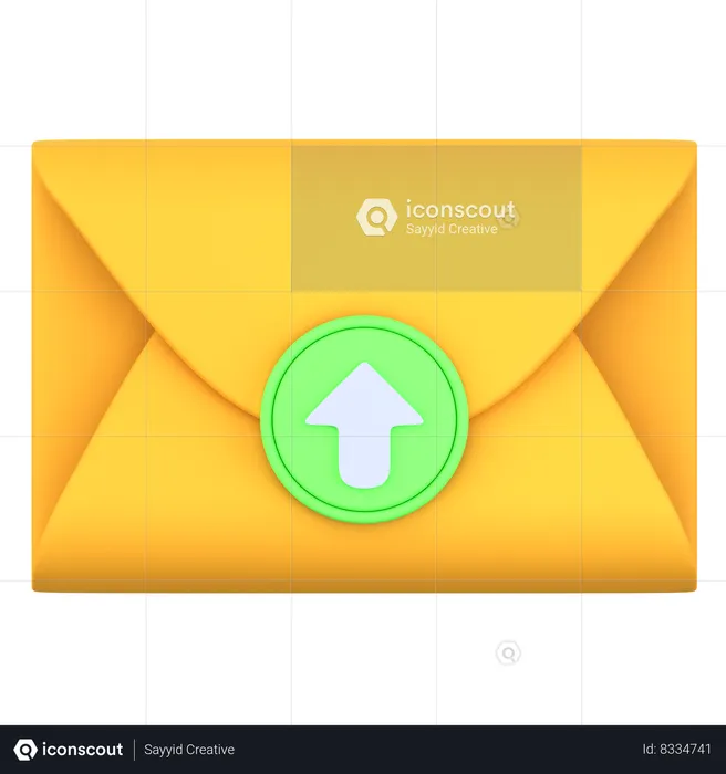 Send Message  3D Icon