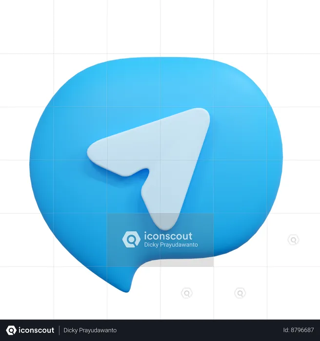 Send message  3D Icon