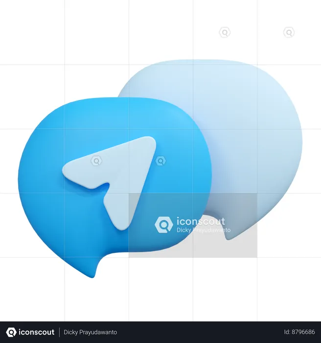 Send message  3D Icon