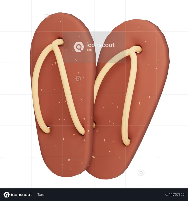 Sendals  3D Icon