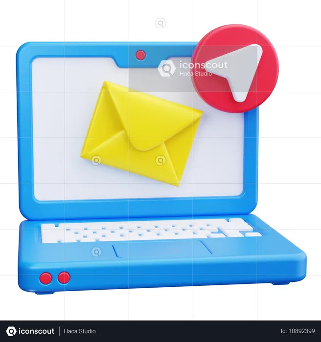 E-Mail senden  3D Icon