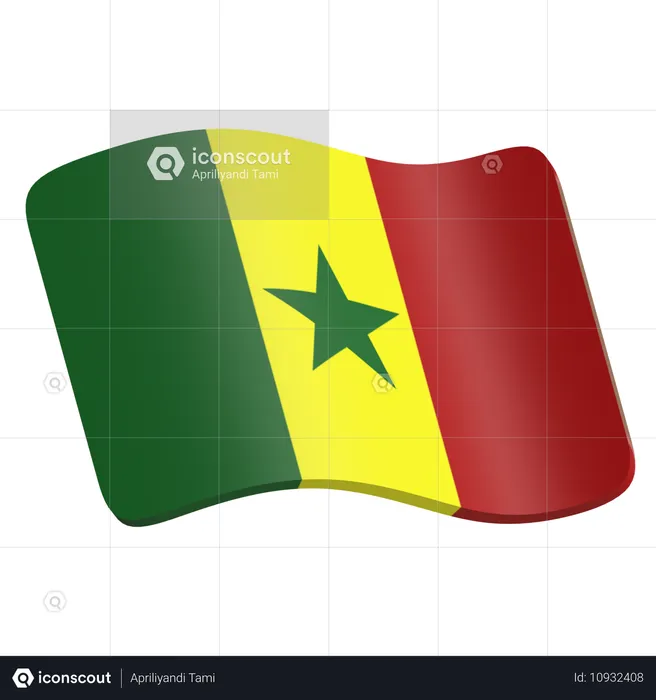 Senegal  3D Icon