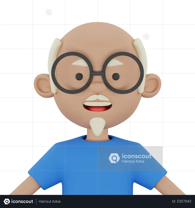 Senior Citizen  3D Icon