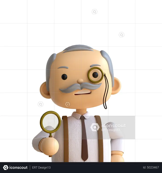 Senior Investigator  3D Icon