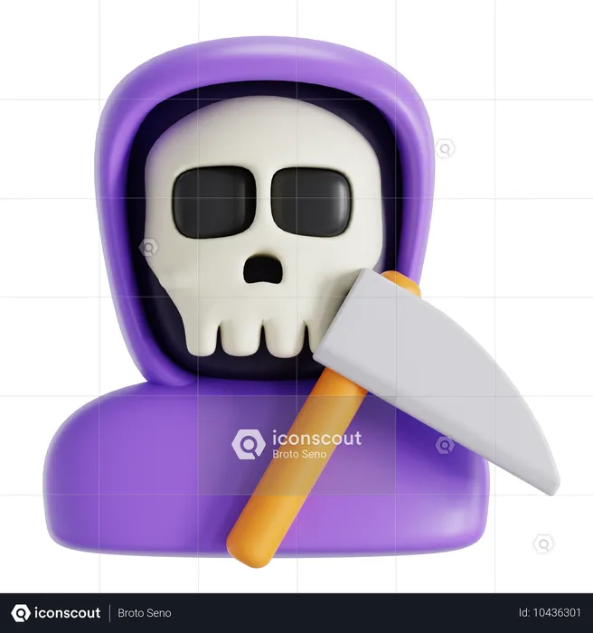 Sensenmann  3D Icon