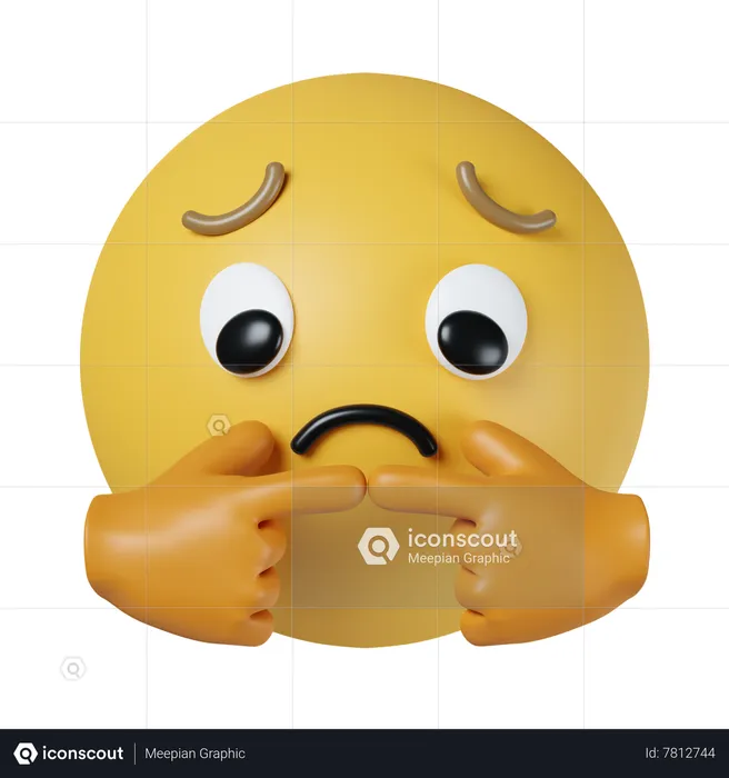 Sentimiento Emoji 3D Icon