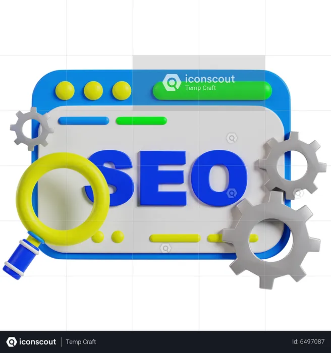 SEO  3D Icon