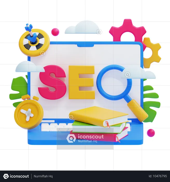 Seo  3D Illustration