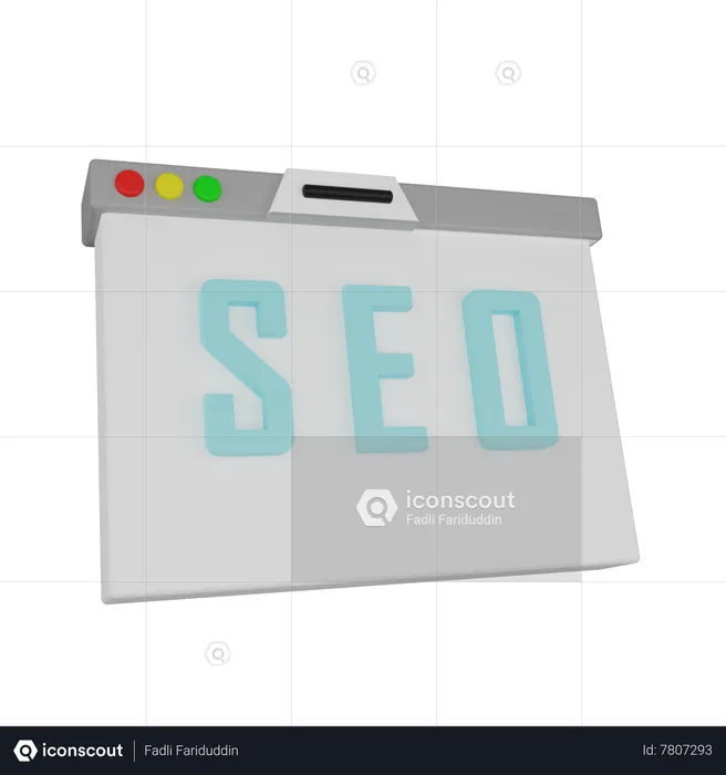 Seo  3D Icon