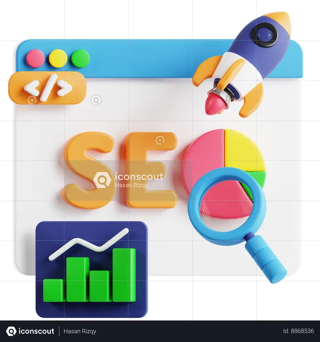 Análisis de SEO  3D Icon