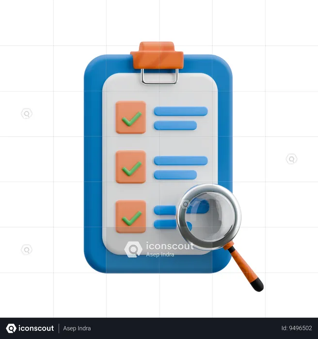 Seo Audit  3D Icon