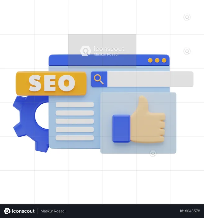 Comentários de clientes SEO  3D Icon