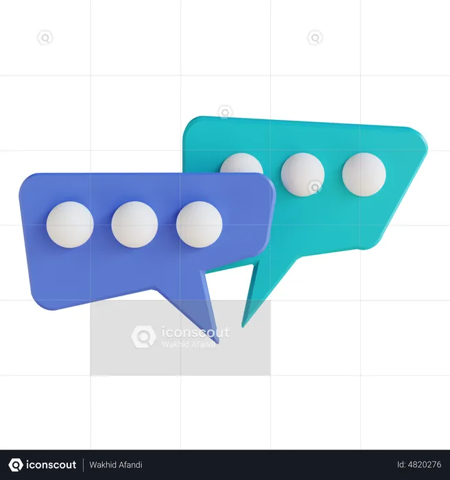 Seo Chat  3D Icon