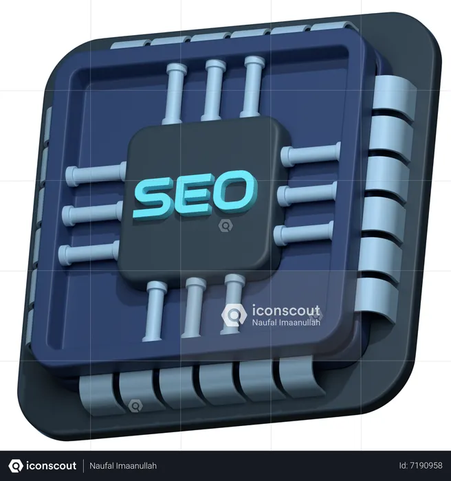 Chip de SEO  3D Icon