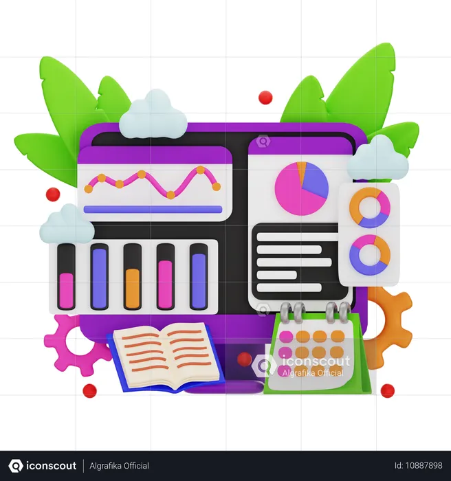 Educación SEO  3D Icon