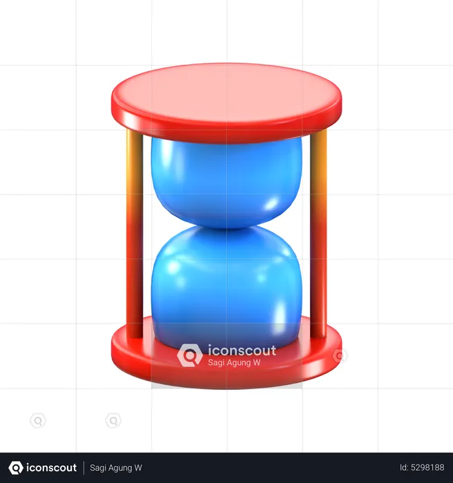 Seo Hoursglass  3D Icon