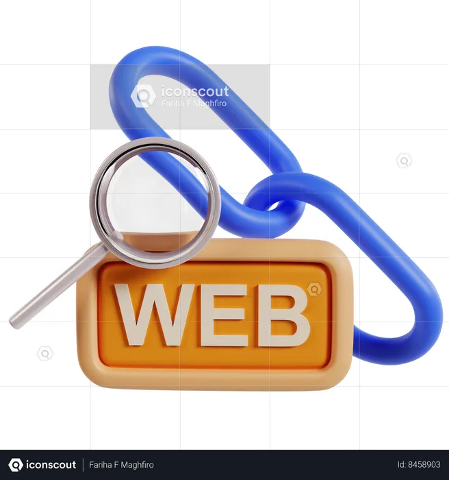 Seo Link Building  3D Icon