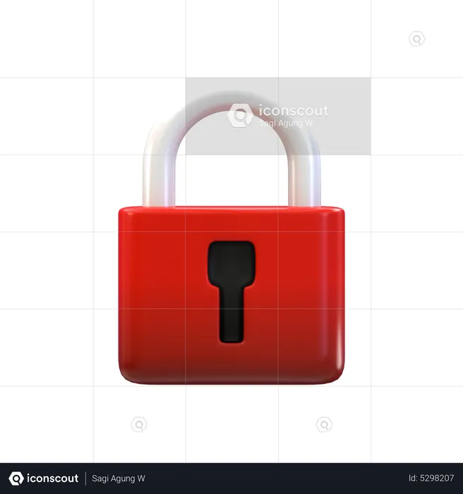 Seo Lock  3D Icon