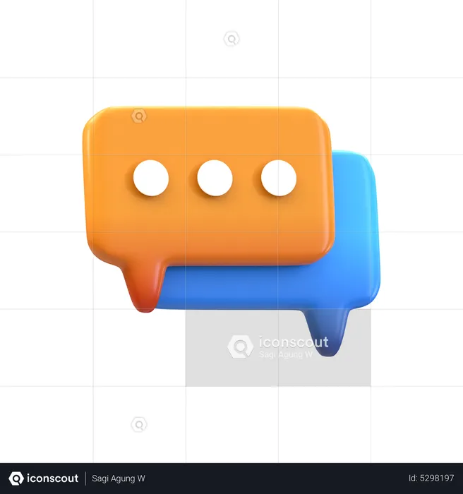 Seo Message  3D Icon