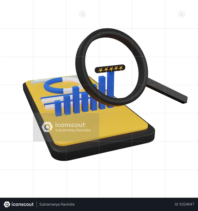 Seo On Mobile  3D Icon