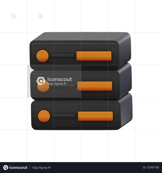 Seo Server  3D Icon