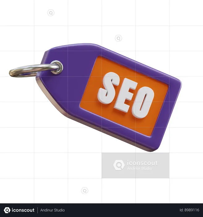 Seo Tag  3D Icon