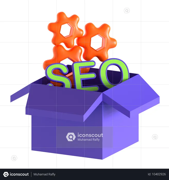 SEO 도구  3D Icon