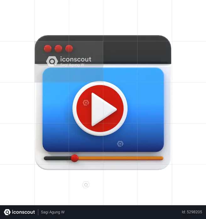 SEO-Video  3D Icon