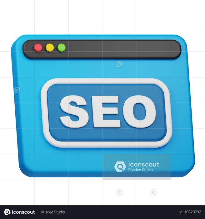 SEO Website  3D Icon