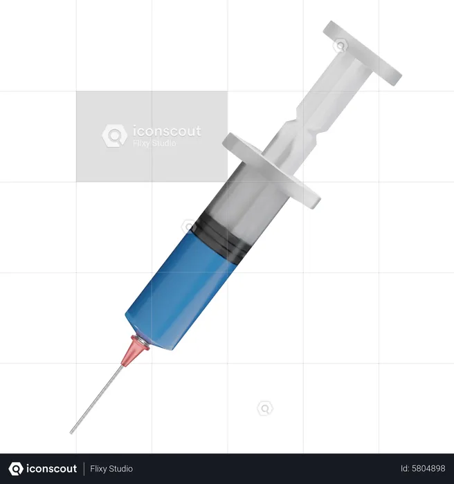 Seringa de injeção pequena  3D Icon