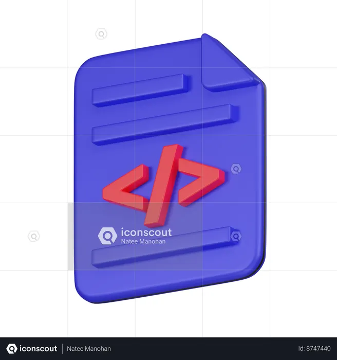 Server Code  3D Icon