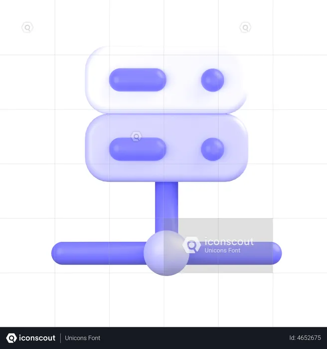 Server Connection  3D Icon