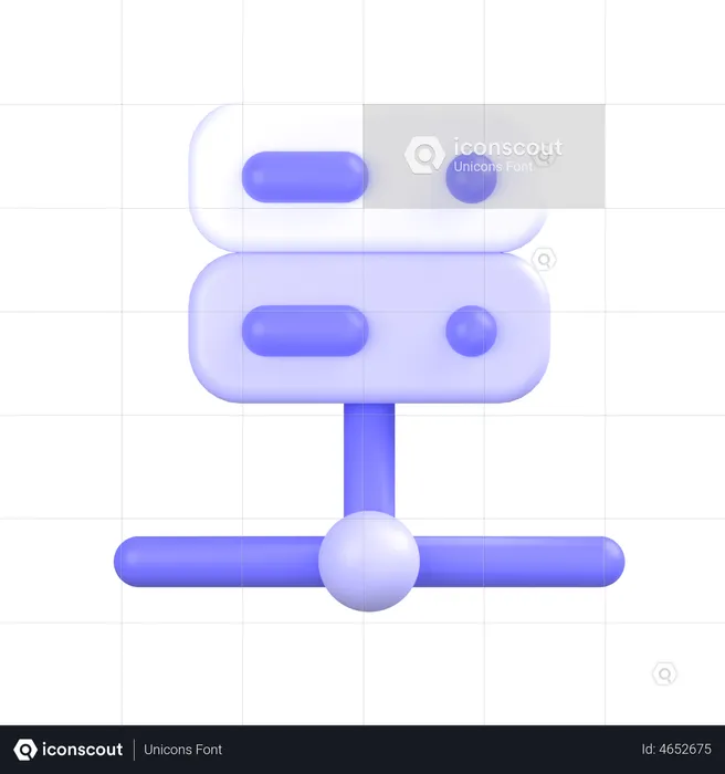 Server Connection  3D Icon