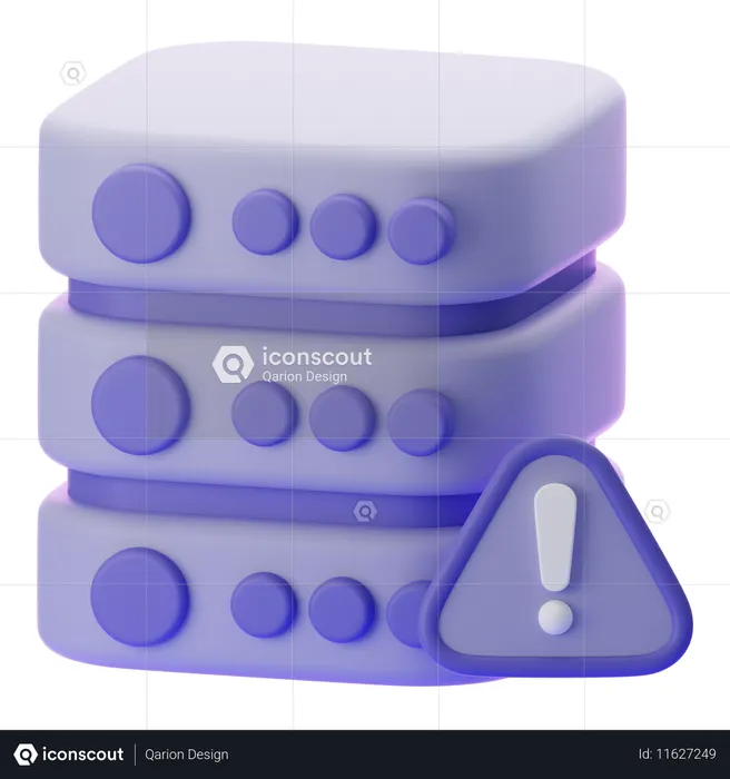 サーバーエラー  3D Icon