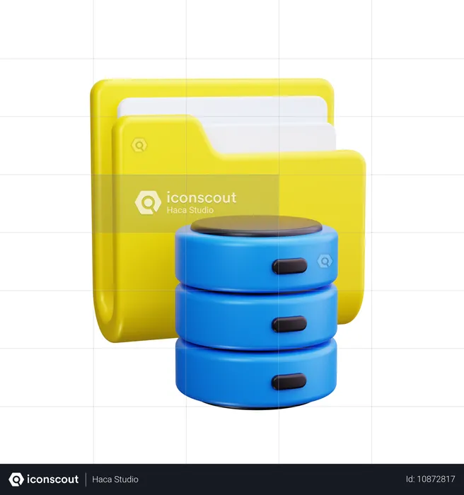 Server Folder  3D Icon