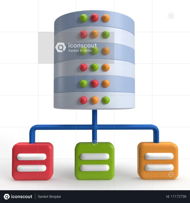 Server Hosting  3D Icon