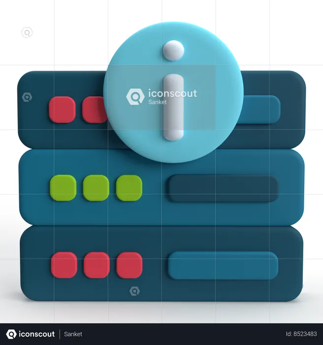 Server Info  3D Icon