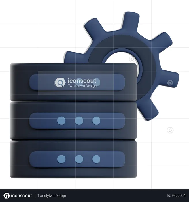Server Management  3D Icon