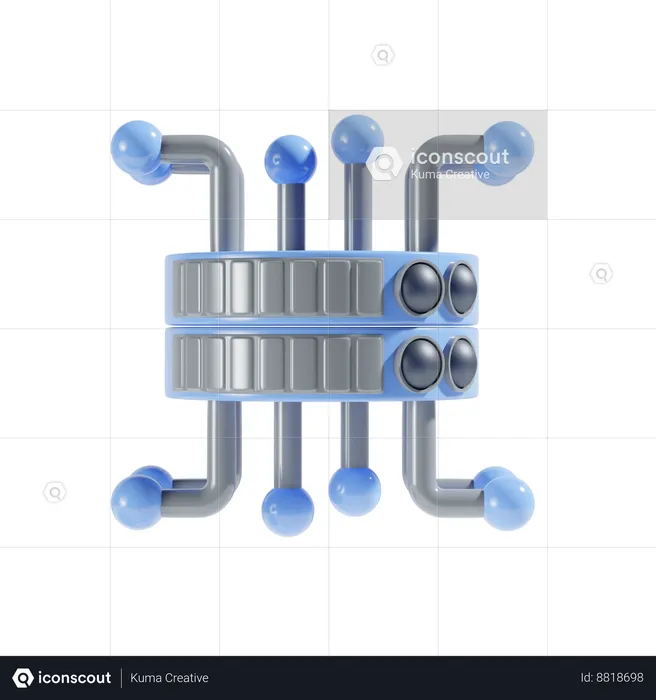 Server Management  3D Icon