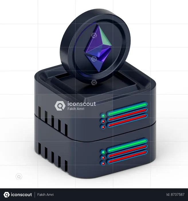Server Management  3D Icon