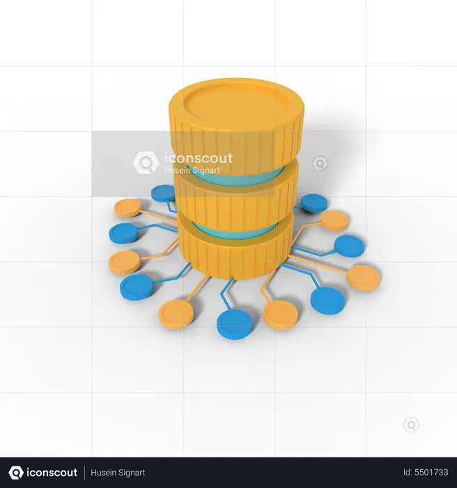 Server Network  3D Icon
