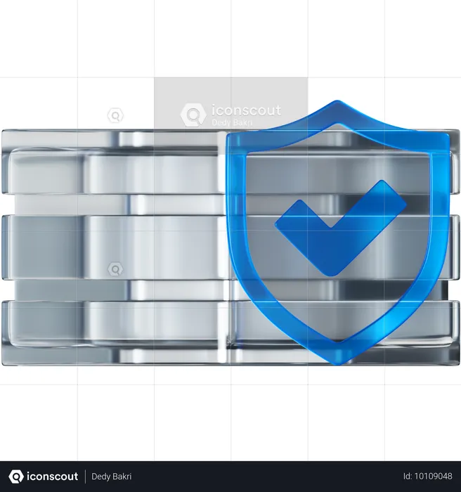 Server Protection  3D Icon