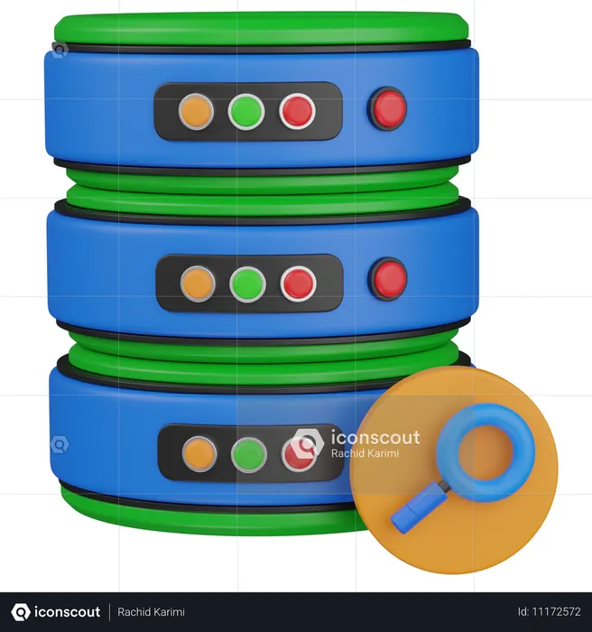 Server search  3D Icon