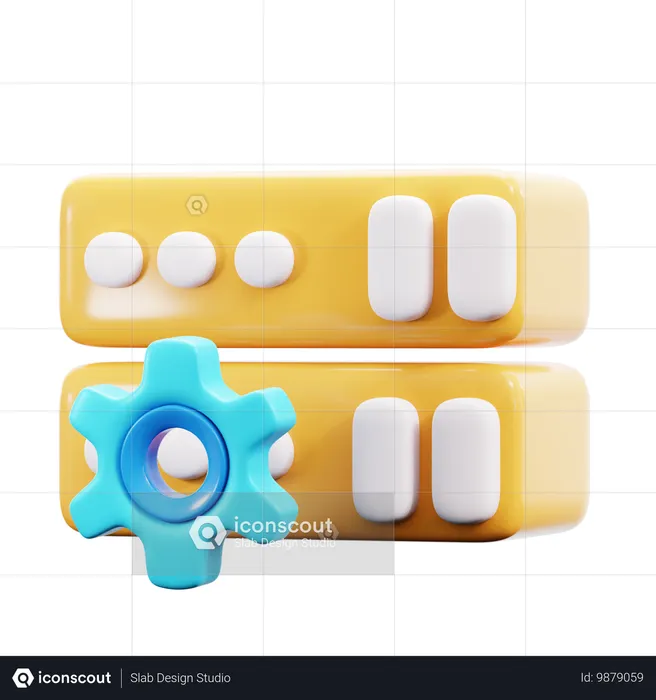 Server Setting  3D Icon