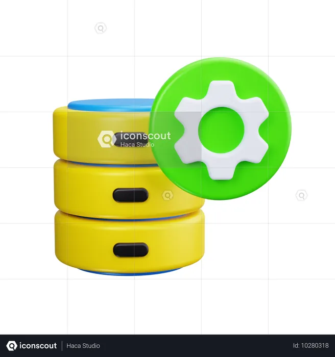 Server Setting  3D Icon