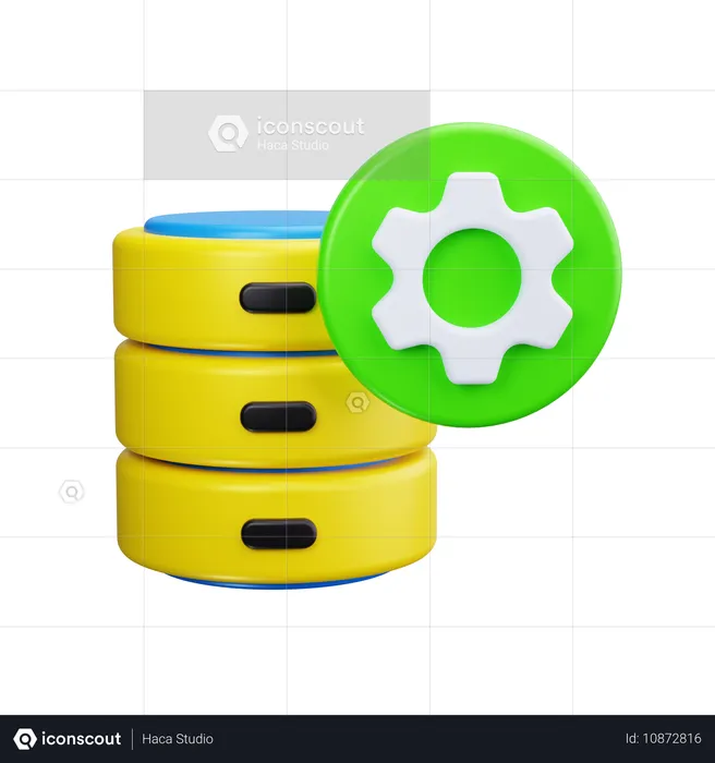 Server Setting  3D Icon